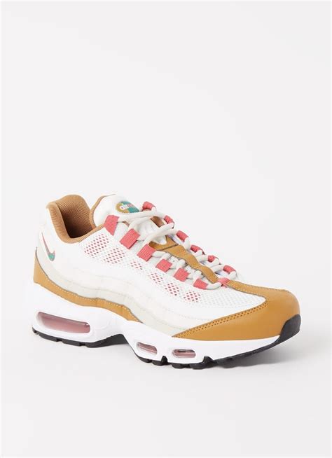 Nike Air Max 95 sneaker met leren details • Wit • de Bijenkorf